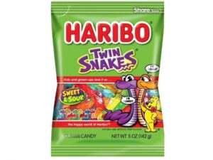 זוג נחשים חמוץ מתוק  - <span class='eng'>HARIBO TWIN SNAKES</span>