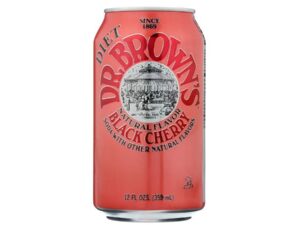 פחית משקה תוסס דובדבן שחור דיאט  - <span class='eng'>DR. BROWN BLACK CHERRY DIET</span>