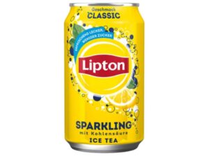 פחית תה קר לימון מוגז - <span class='eng'>LIPTON SPARKLING</span>