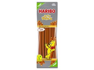 צינורות גומי עם מילוי בטעם קולה  - <span class='eng'>HARIBO BALLA STIX</span>
