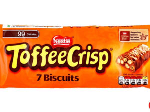 7 יחידות חטיף טופי מצופה שוקולד - <span class='eng'>TOFFEECRISP</span>