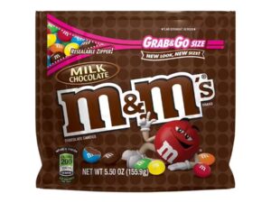 שוקולד חלב בשקית גדולה חומה - <span class='eng'>M&M</span>