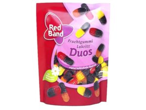 סוכריות גומי וליקריץ באריזה גדולה 200 גרם  - <span class='eng'>RED BAND DOUS</span>