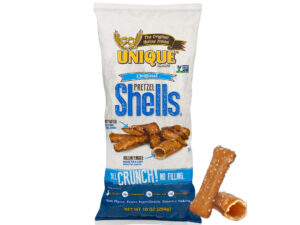 בייגלה חלול מחיטה מלאה מונבטת  - <span class='eng'>Unique Pretzels SPOUTED Shells</span>