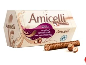 גליליות במילוי קרם אגוזי לוז  - <span class='eng'>AMICELLI</span>