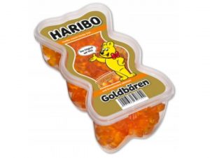 דובוני גומי בטעם תפוז בקופסת דוב  - <span class='eng'>HARIBO GOLDBAREN ORANGE</span>