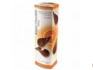 דפי שוקולד בלגי דקים בטעם תפוז - <span class='eng'>BELGIAN CHOCOLATE THINS ORANGE</span>