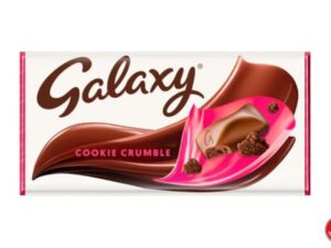 טבלת שוקולד עם קראמבל עוגיות - <span class='eng'>GALAXY COOKIE CRUMBLE</span>