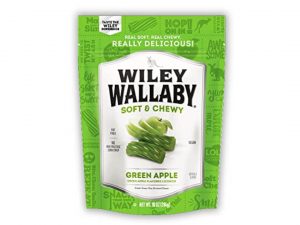 ליקריץ אוסטרלי בטעם תפוח ירוק  - <span class='eng'>WILEY WALLABY GREEN APPLE</span>
