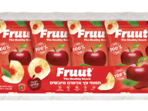 מארז 4 יחידות חטיף תפוח אדום טבעי  - <span class='eng'>FRUUT</span>