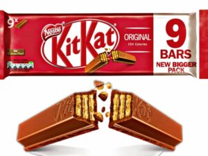 מארז 9 זוגות של אצבעות שוקולד חלב - <span class='eng'>KITKAT ORIGINAL</span>