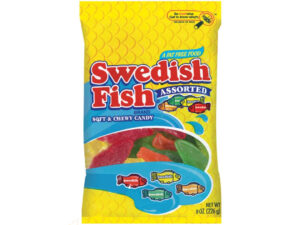 מיקס סוכריות גומי במגוון טעמים בשקית  - <span class='eng'>SWEDISH FISH ASSORTED</span>