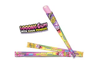 מסטיק ארוך עם אבקה חמוצה  - <span class='eng'>ACIDO GUMETRO GUM JOHNY BEE</span>