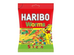 סוכריות גומי תולעים  80 גרם  - <span class='eng'>HARIBO WORMS</span>