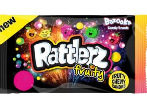 סוכריות לעיסה בטעם פירות  - <span class='eng'>BAZOOKA RATTLERZ FRUITY</span>