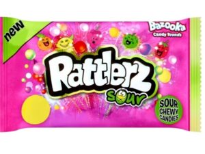 סוכריות לעיסה חמוצות  - <span class='eng'>BAZOOKA RATTLERZ SOUR</span>