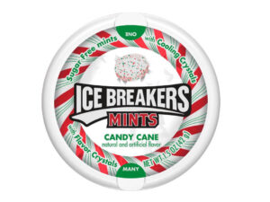 סוכריות מנטה קנדי קיין - <span class='eng'>ICE BREAKERS CANDY CANE</span>