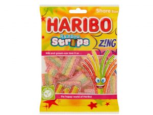 סוכריות פסים חמוצים  - <span class='eng'>HARIBO RAINBOW STRIPES</span>