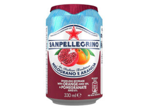 פחית משקה מוגז רימון תפוז  - <span class='eng'>SAN PELLEGRINO MELOGRANO E ARANCIA</span>