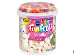 ציפוי לעוגה בטעם וניל עם סוכריות  - <span class='eng'>PILLSBURY UNICORN FUNFETTI</span>