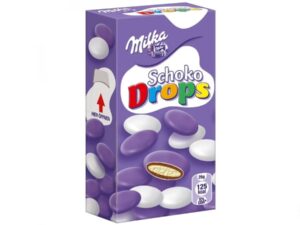 קופסת עדשי שוקולד במילוי קרם חלב - <span class='eng'>MILKA DROPS</span>
