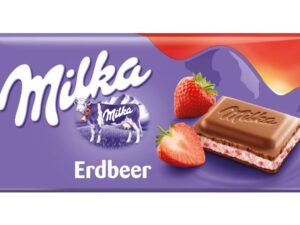 שוקולד במילוי תות - <span class='eng'>MILKA</span>