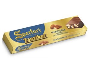 שוקולד חלב ג'נדויה ענק עם שקדים - <span class='eng'>Sperlari Zanzibar Mandorle</span>