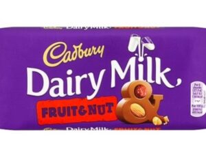 שוקולד חלב פירות ואגוזים - <span class='eng'>CADBURY FRUIT & NUT</span>