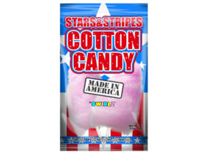 שערות סבתא בטעם דובדבן - <span class='eng'>SWIRLZ STARS & STRIPES</span>