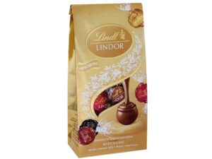 שקית מיקס כדורי שוקולד מלאים בקרם - <span class='eng'>LINDET LINDOR ASSORTED</span>