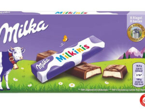 8 אצבעות שוקולד חלב ממולאות בקרם חלב - <span class='eng'>MILKA MILKINIS</span>