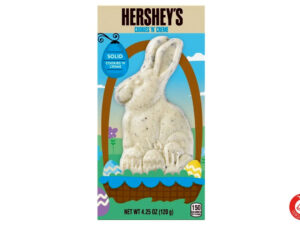 ארנב שוקולד לבן עם עוגיות  - <span class='eng'>HERSHEY'S COOKIES & CREAM</span>