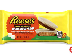 חטיף שוקולד חלב במילוי בחמאת בוטנים וקרם מרשמלו - <span class='eng'>REESE'S MALLOW TOPS</span>