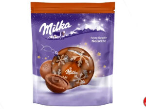 כדורי שוקולד חלב במילוי קרם אגוז לוז - <span class='eng'>MILKA NOISETTE</span>