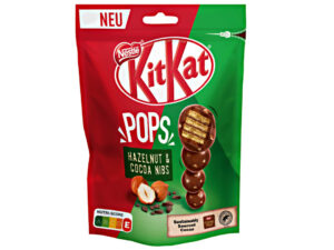 כדורי שוקולד מלאים בואפל ואגוזי לוז ושבבי קקאו - <span class='eng'>KITKAT POPS HAZELNUT COCOA NIB</span>
