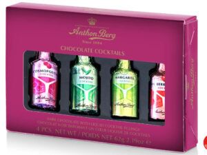 מארז 4 פרלינים במילוי קוקטיילים  - <span class='eng'>ANTHON BERG COCKTAILS</span>
