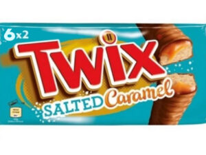 מארז שישיית זוגות חטיף שוקולד קרמל מלוח - <span class='eng'>TWIX SALTED CARAMEL</span>