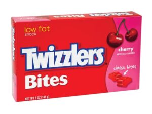 ממתק בטעם דובדבן בקופסה - <span class='eng'>TWIZZLERS BITES</span>