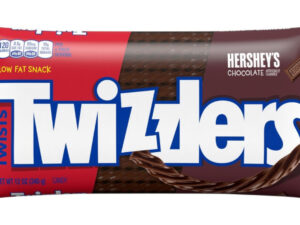 ממתק בטעם שוקולד הרשי - <span class='eng'>TWIZZLERS TWISTS HERSHEY'S</span>