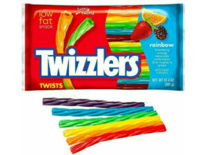 ממתק במגוון טעמי פירות אריזה ענקית - <span class='eng'>TWIZZLERS RAINBOW</span>