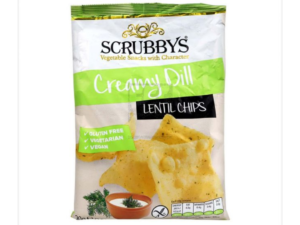 סקראביס חטיף עדשים "שמנת" עירית  - <span class='eng'>Scrubbys</span>