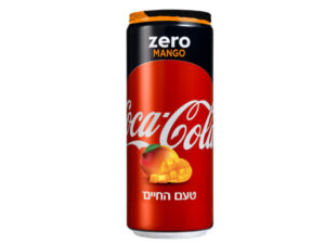 פחית קוקה קולה זירו מנגו