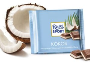 שוקולד חלב ממולא קרם קוקוס - <span class='eng'>RITTER SPORT COCONUT</span>