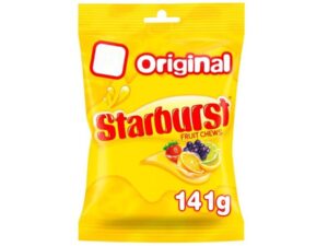 שקית קוביות טופי בטעמי פירות - <span class='eng'>STARBURST ORIGINAL</span>