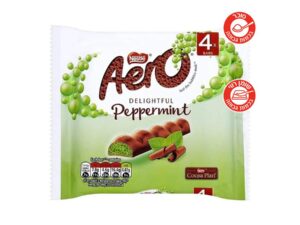 4 אצבעות שוקולד מנטה אוורירי בציפוי שוקולד - <span class='eng'>AERO</span>