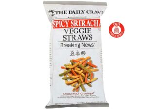 חטיף צ'יפס מקלות ירקות בסרירצ'ה  - <span class='eng'>The Daily Crave Veggie Strw Spicy Sriracha</span>