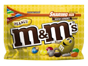 חטיף שוקולד בוטנים בשקית גדולה 303 גרם - <span class='eng'>M&M PEANUTS LARGE</span>