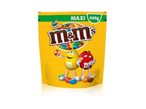 חטיף שוקולד בוטנים בשקית ענקית 440 גרם - <span class='eng'>M&M PEANUTS FAMILY SIZE</span>
