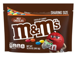 חטיף שוקולד בשקית גדולה 303 גרם - <span class='eng'>M&M CHOCOLATE SHARING SIZE</span>