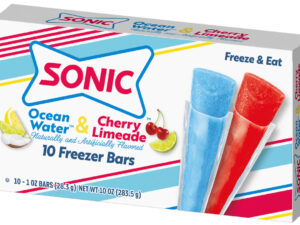 מארז 10 שלוקים להקפאה בטעם דובדבן ליים וקוקוס  - <span class='eng'>SONIC FREEZER BARS</span>
